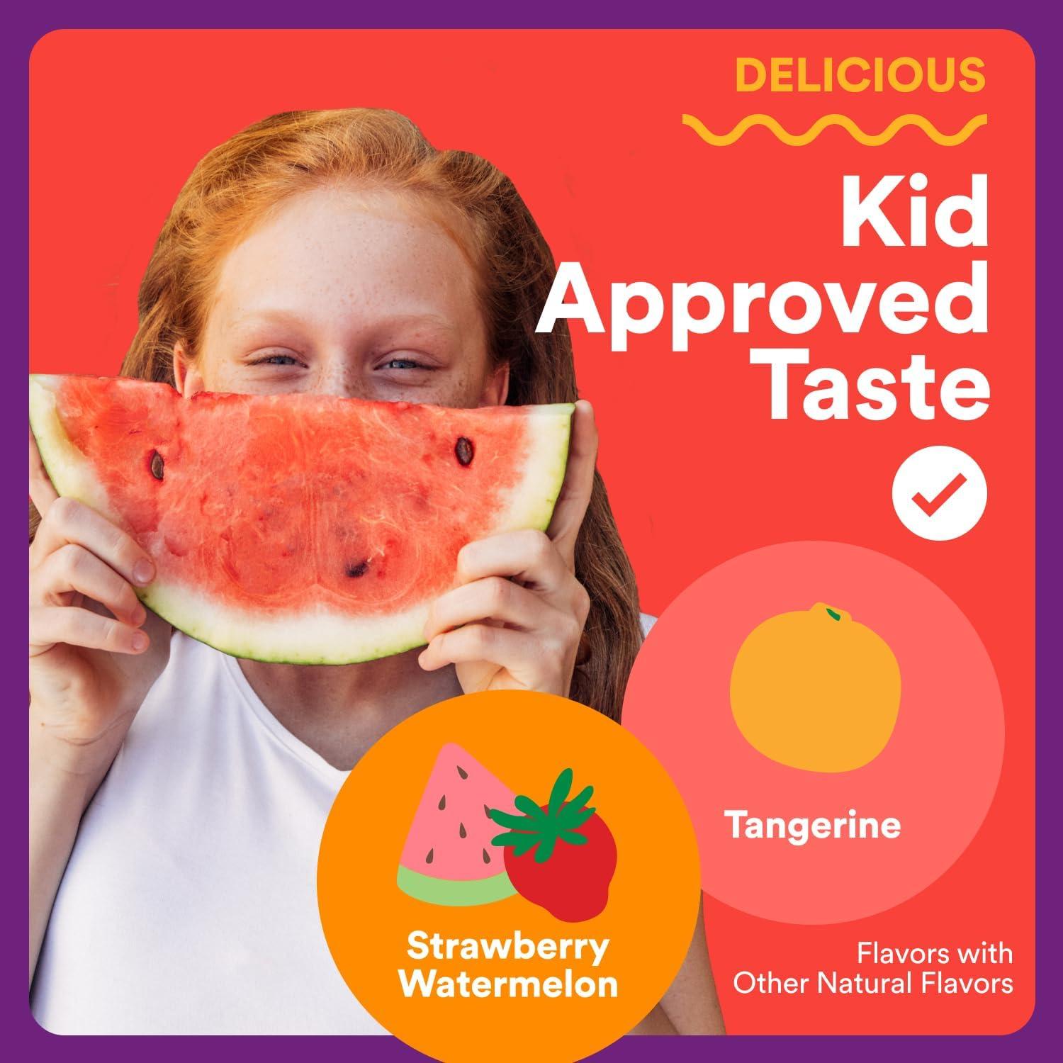 image:imageSmartyPants Kids Immunity Elderberry Gummies Kids Immune Support Supplement Vitamin C Vitamin D Vitamins B6 amp B12 and Zinc Gluten Free Elderberry Flavor 60 Count 30 Day SupplyMulti Immunity