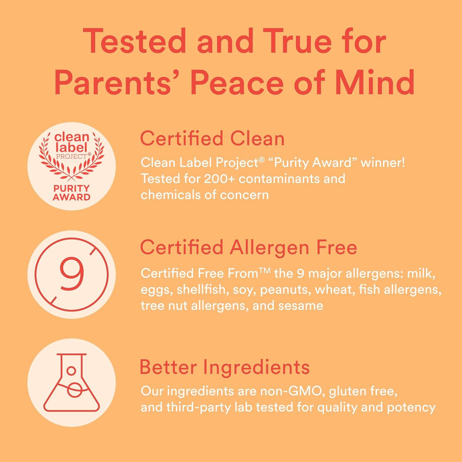 image:imageSmartyPants Kids Multivitamin Gummies with Omega 3 DHAEPA Vitamins D3 C B12 B6 A K and Zinc Gluten Free Clean Label Three Fruit Flavors 60 Gummies 30 Day SupplyCherr Berry OLD