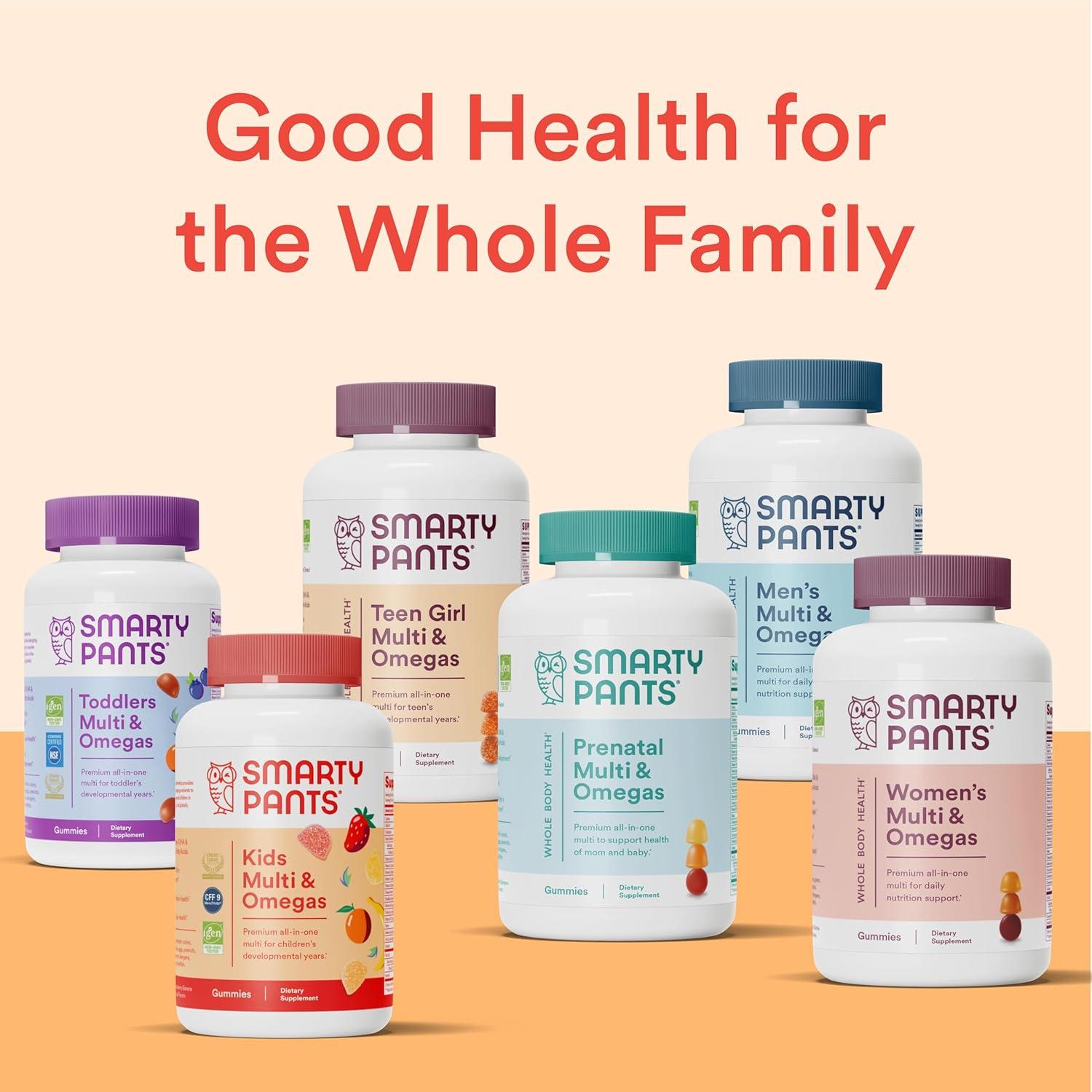 image:imageSmartyPants Kids Multivitamin Gummies with Omega 3 DHAEPA Vitamins D3 C B12 B6 A K and Zinc Gluten Free Clean Label Three Fruit Flavors 60 Gummies 30 Day SupplyCherr Berry OLD