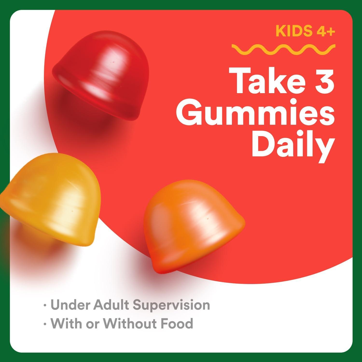 image:imageSmartyPants Kids Multivitamin amp Fiber Gummies Prebiotic Fiber to Support Kids Digestion with Vitamin D3 C Vitamin B12 B6 A Zinc Biotin Folate Three Fruit Flavors 90 Count 30 Day SupplyNew Formula