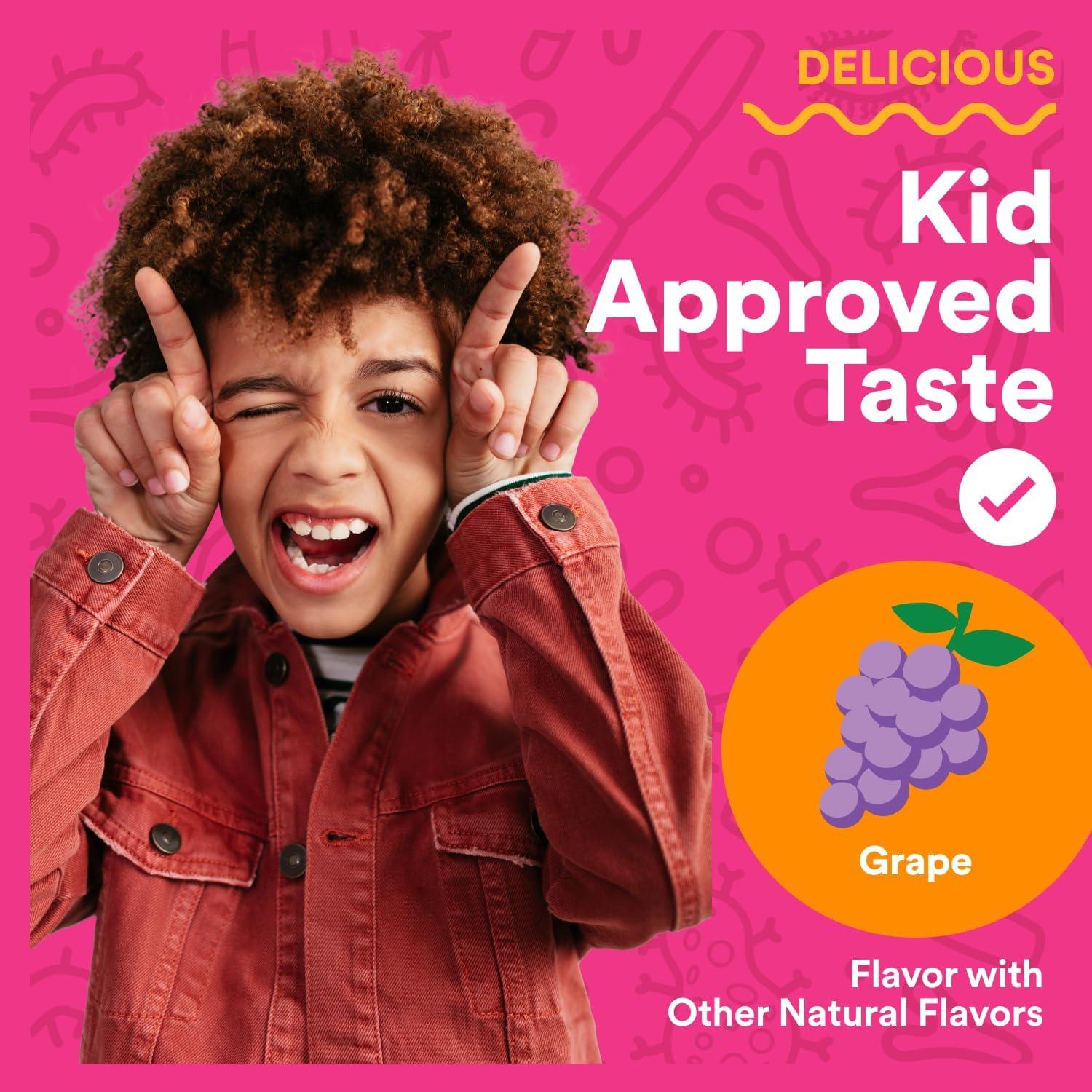 image:imageSmartyPants Kids Probiotic amp Prebiotic Gummies for Digestive Health Gut Health Supplement Clinically Studied Prebiotic for Immune Support Strawberry 60 Count 30 Day Supply1 Count Pack of 1