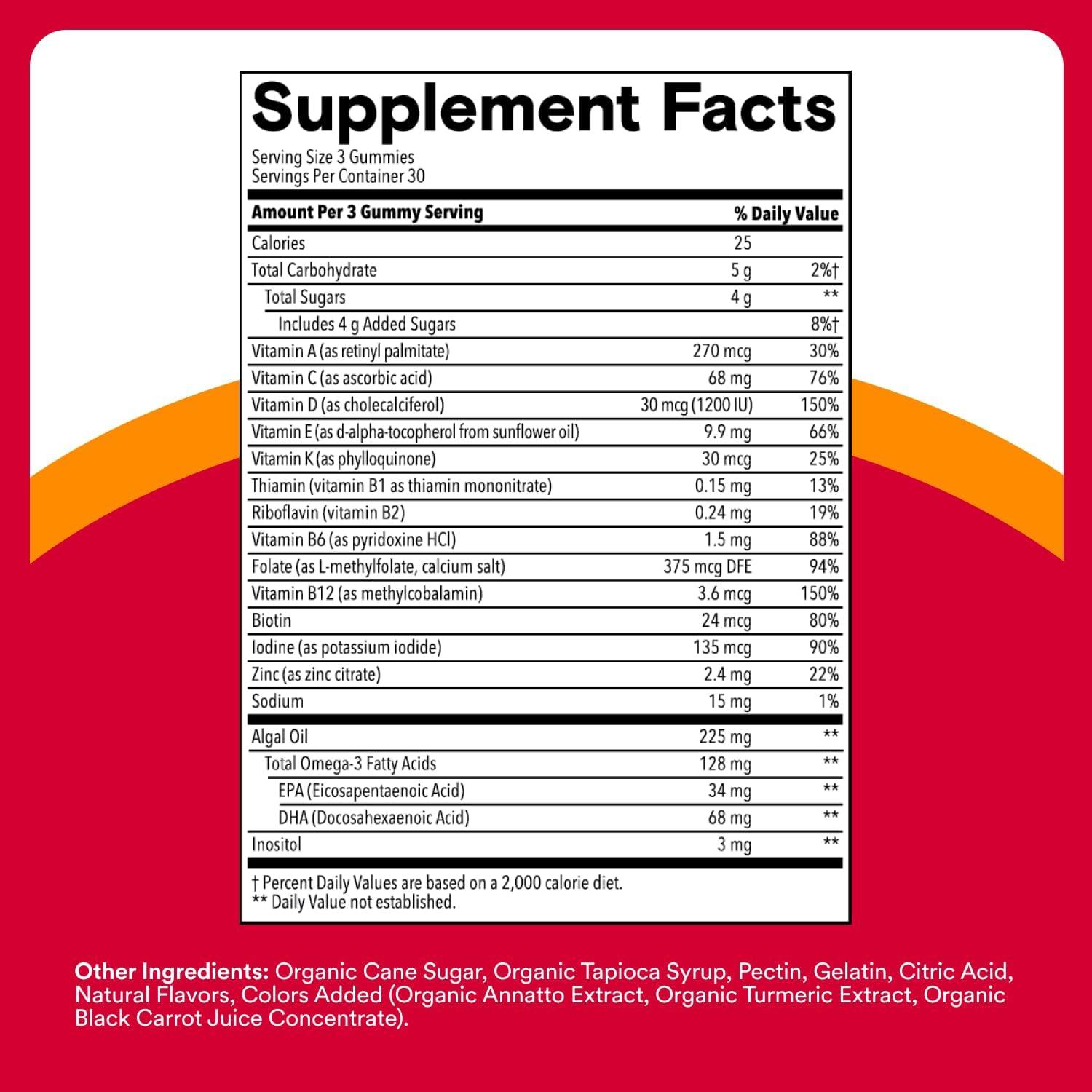 image:imageSmartyPants Adult Sleep Gummies with Melatonin Magnesium amp LTheanine DrugFree NonHabit Forming Sleep Aid FastActing Blueberry BlackBerry Flavor 60 CountAdult Mutivitamin Gummies