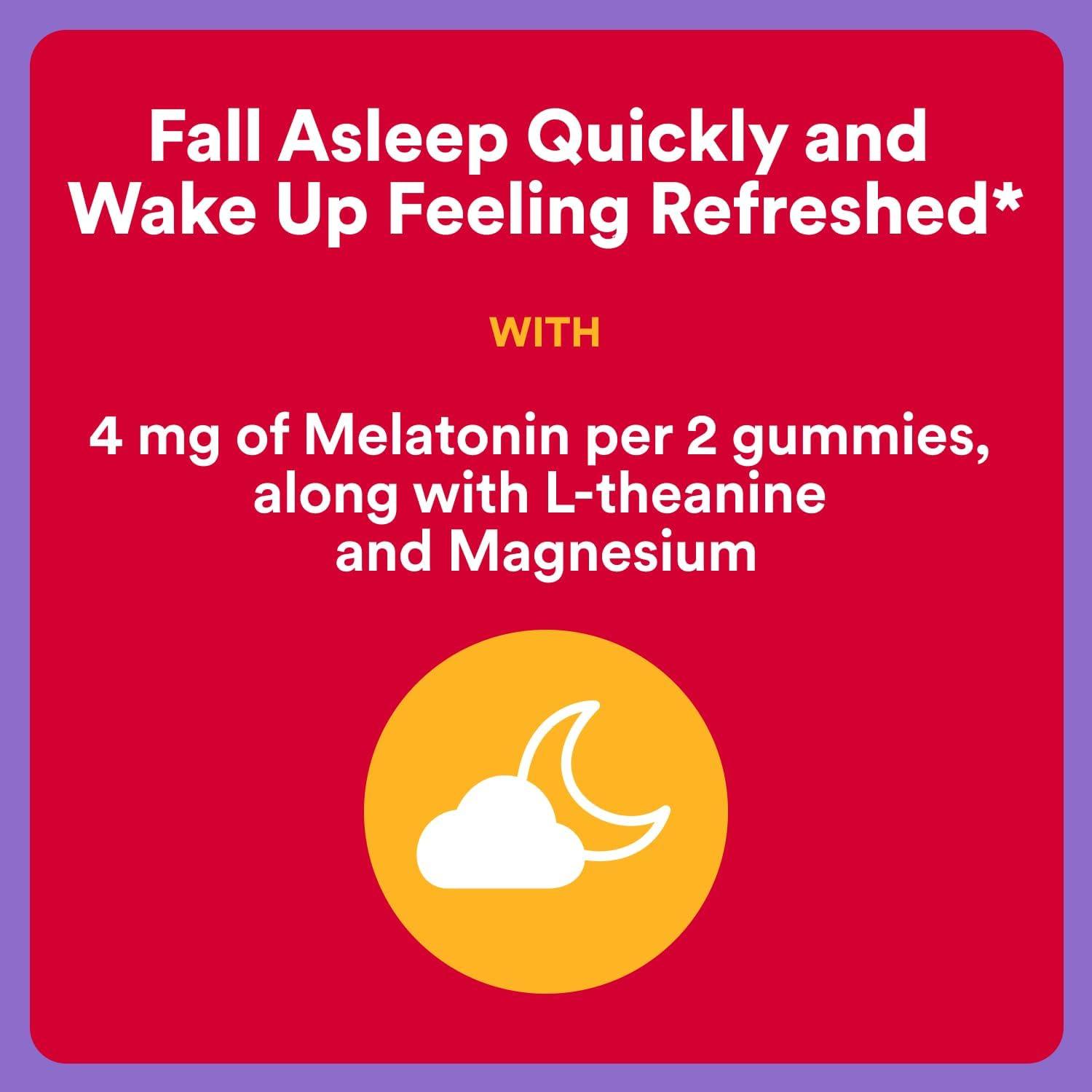 image:imageSmartyPants Adult Sleep Gummies with Melatonin Magnesium amp LTheanine DrugFree NonHabit Forming Sleep Aid FastActing Blueberry BlackBerry Flavor 60 CountAdult Sleep Gummies