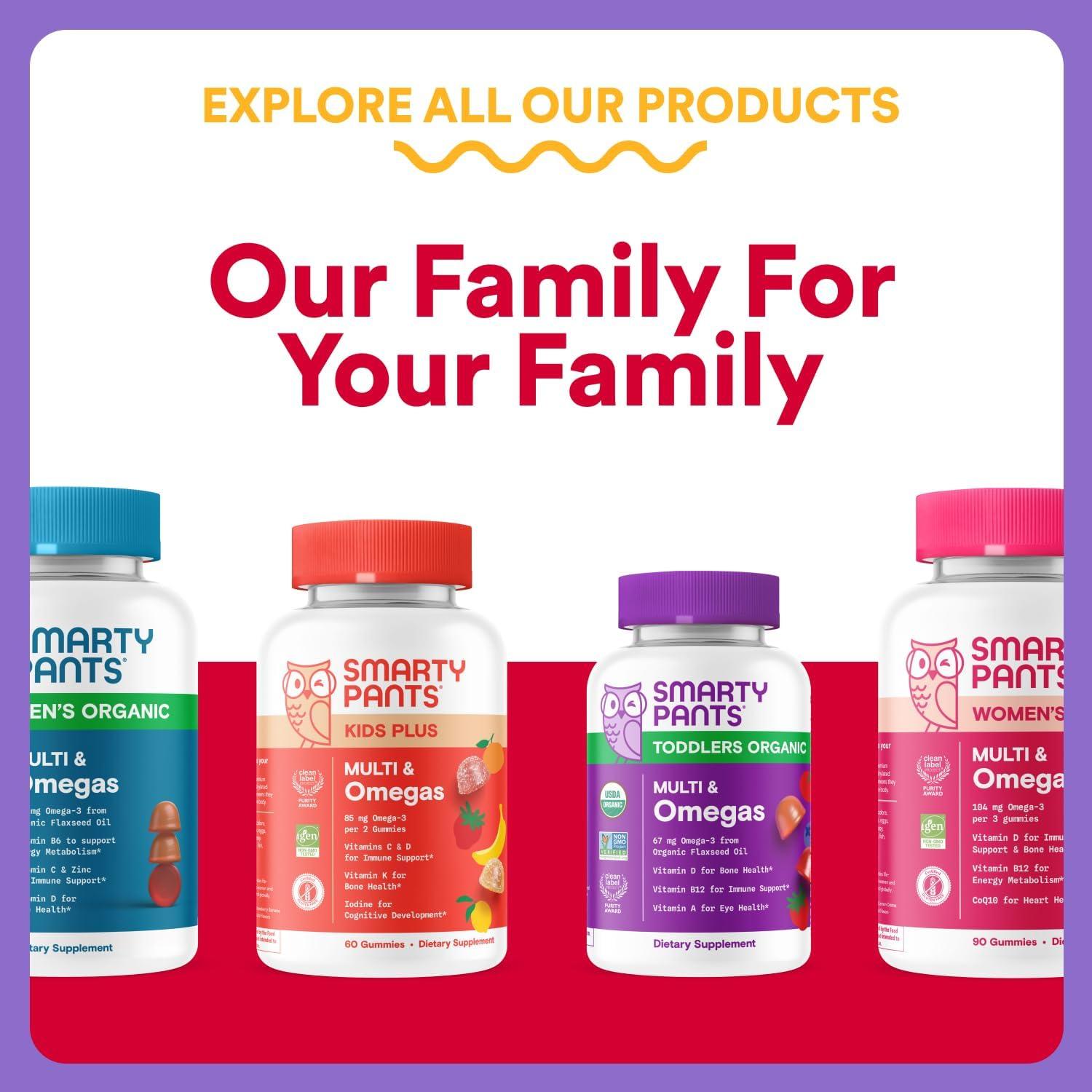 image:imageSmartyPants Adult Sleep Gummies with Melatonin Magnesium amp LTheanine DrugFree NonHabit Forming Sleep Aid FastActing Blueberry BlackBerry Flavor 60 CountAdult Sleep Gummies