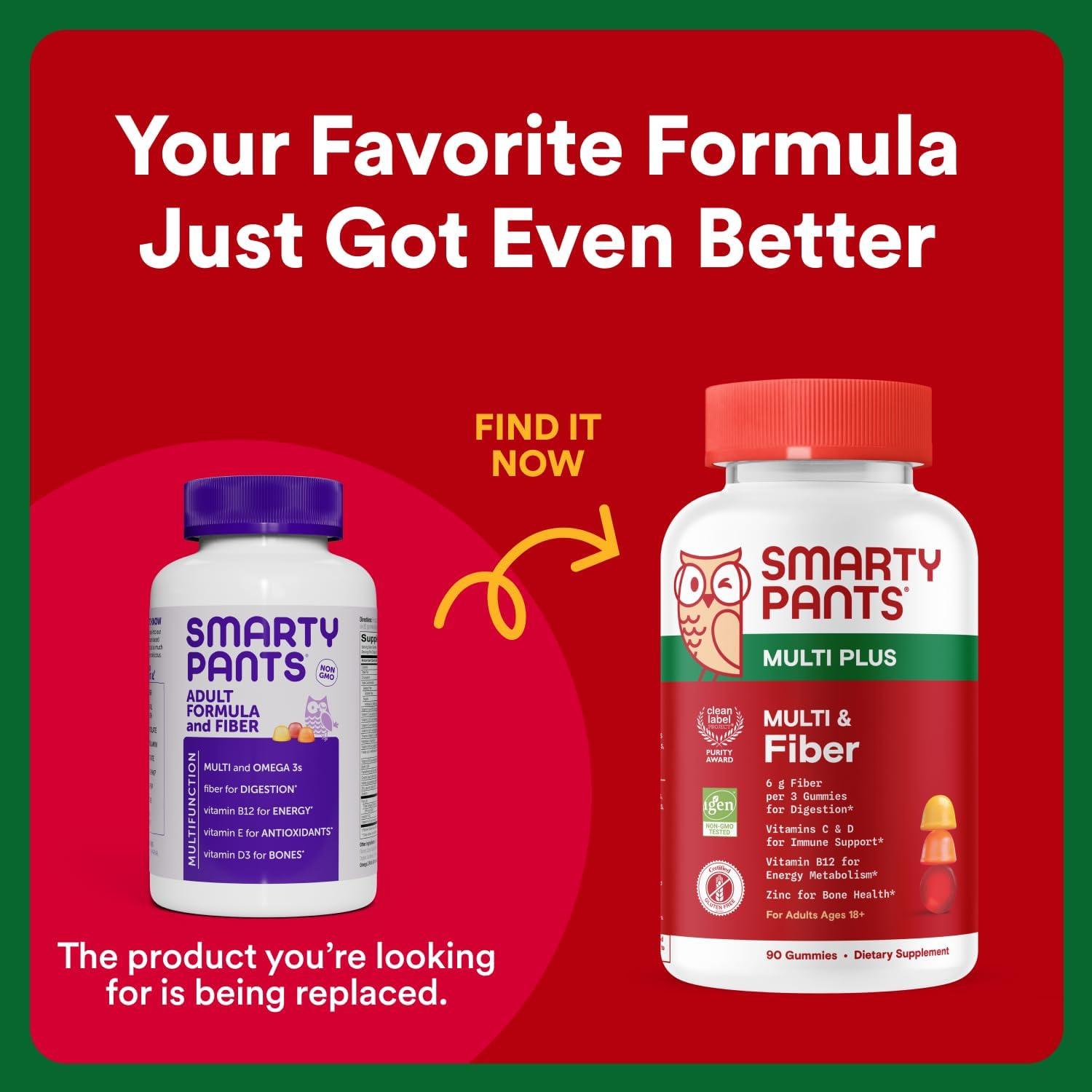 image:imageSmartyPants Adult Sleep Gummies with Melatonin Magnesium amp LTheanine DrugFree NonHabit Forming Sleep Aid FastActing Blueberry BlackBerry Flavor 60 CountOld Formula