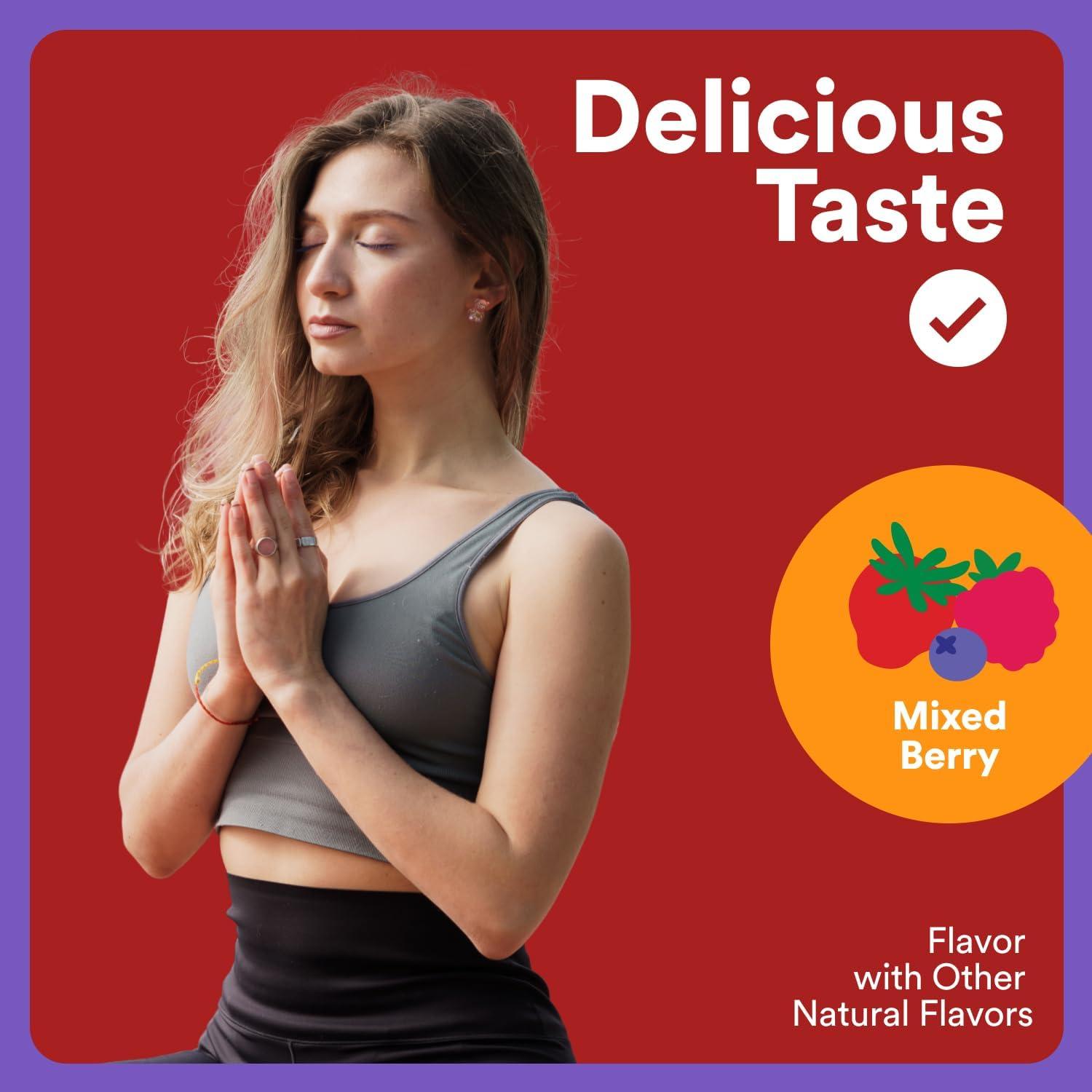 image:imageSmartyPants Adult Sleep Gummies with Melatonin Magnesium amp LTheanine DrugFree NonHabit Forming Sleep Aid FastActing Blueberry BlackBerry Flavor 60 CountAdult Stress Gummies