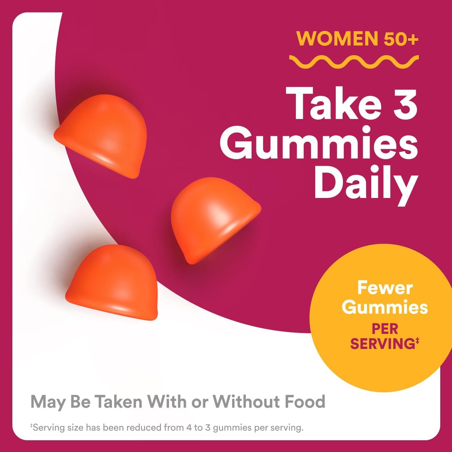 image:imageSmartyPants Multivitamin Gummy for Women 50 and Over Omega 3 DHAEPA Methylfolate CoQ10 Vitamin D3 C Vitamin B12 B6 A K Biotin Gluten Free 90 Count 30 Day Supply1 Count Pack of 1