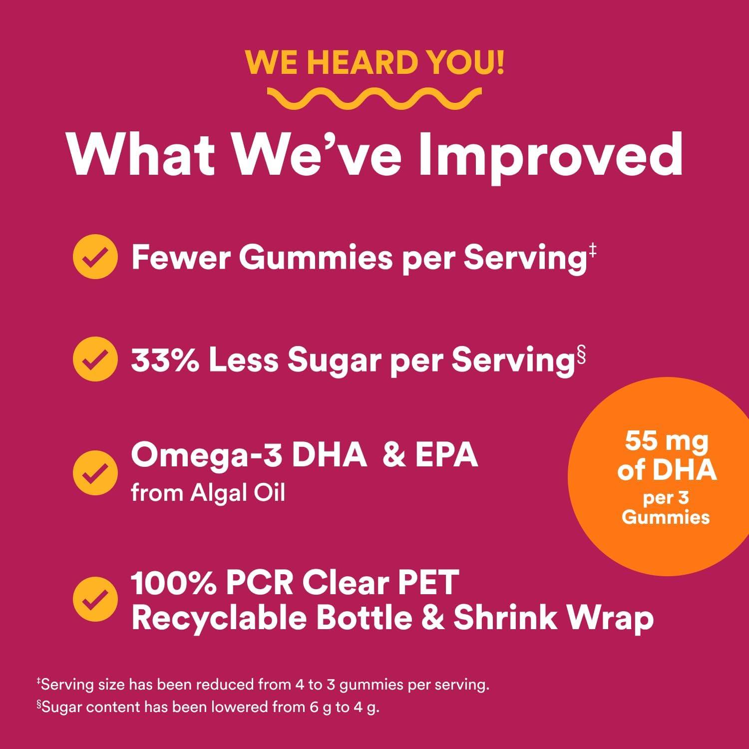 image:imageSmartyPants Multivitamin Gummy for Women 50 and Over Omega 3 DHAEPA Methylfolate CoQ10 Vitamin D3 C Vitamin B12 B6 A K Biotin Gluten Free 90 Count 30 Day Supply1 Count Pack of 1