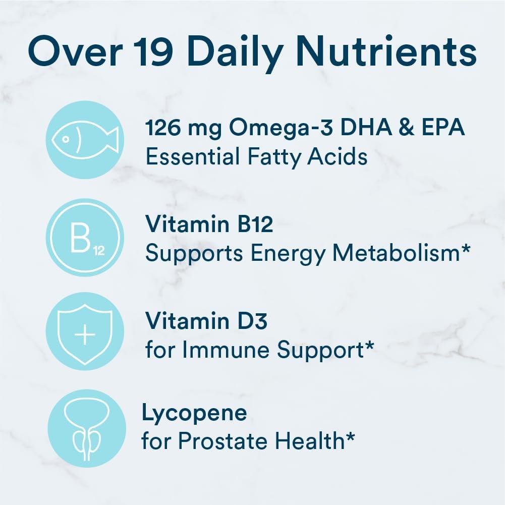 image:imageSmartyPants Multivitamin for Men Organic Gummies Methylfolate Omega 3 ALA Vitamin D3 C Vitamin B12 B6 A K amp Zinc for Immune Support Biotin Vegetarian 120 Gummies 30 Day SupplyMixed Fruit