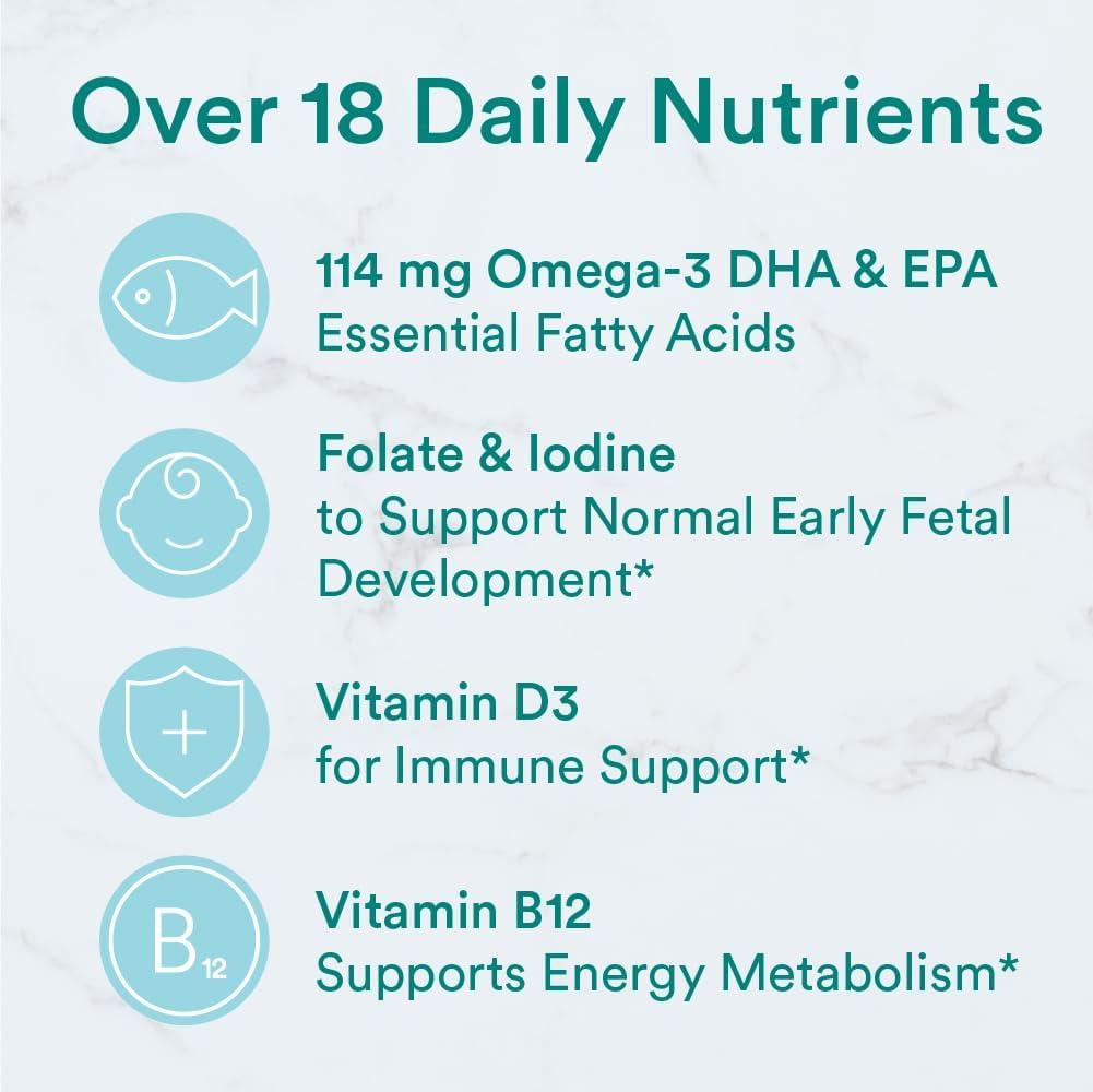 image:imageSmartyPants Prenatal Multivitamin Gummies Omega 3 DHAEPA Methylfolate Biotin Vitamin D3 C Vitamin B12 B6 Vitamin A K amp Zinc Gluten Free 120 Count 40 Day SupplyOld 20 Day Supply
