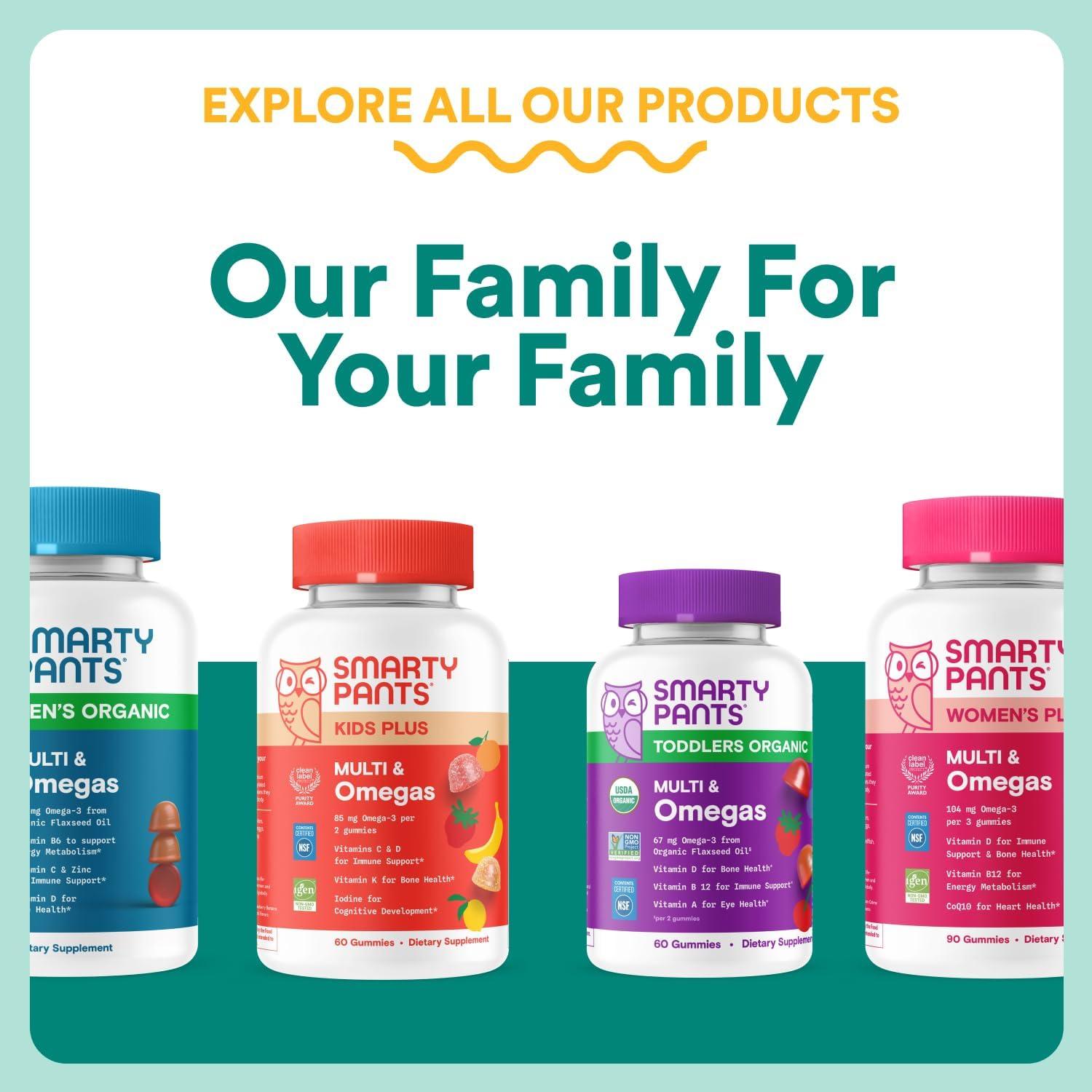 image:imageSmartyPants Prenatal Multivitamin Gummies Omega 3 DHAEPA Methylfolate Biotin Vitamin D3 C Vitamin B12 B6 Vitamin A K amp Zinc Gluten Free 120 Count 40 Day SupplyCapsules