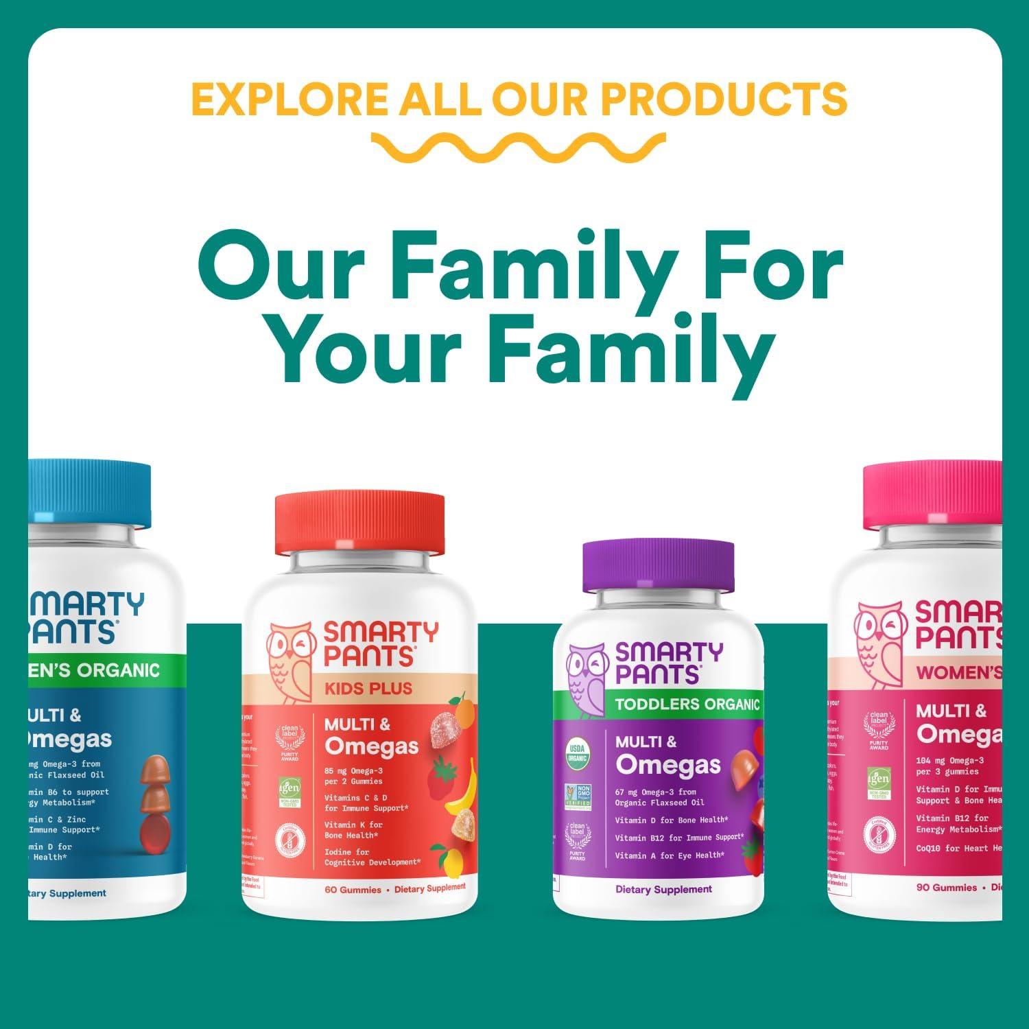 image:imageSmartyPants Prenatal Multivitamin Gummies Omega 3 DHAEPA Methylfolate Biotin Vitamin D3 C Vitamin B12 B6 Vitamin A K amp Zinc Gluten Free 120 Count 40 Day SupplyNew Formula