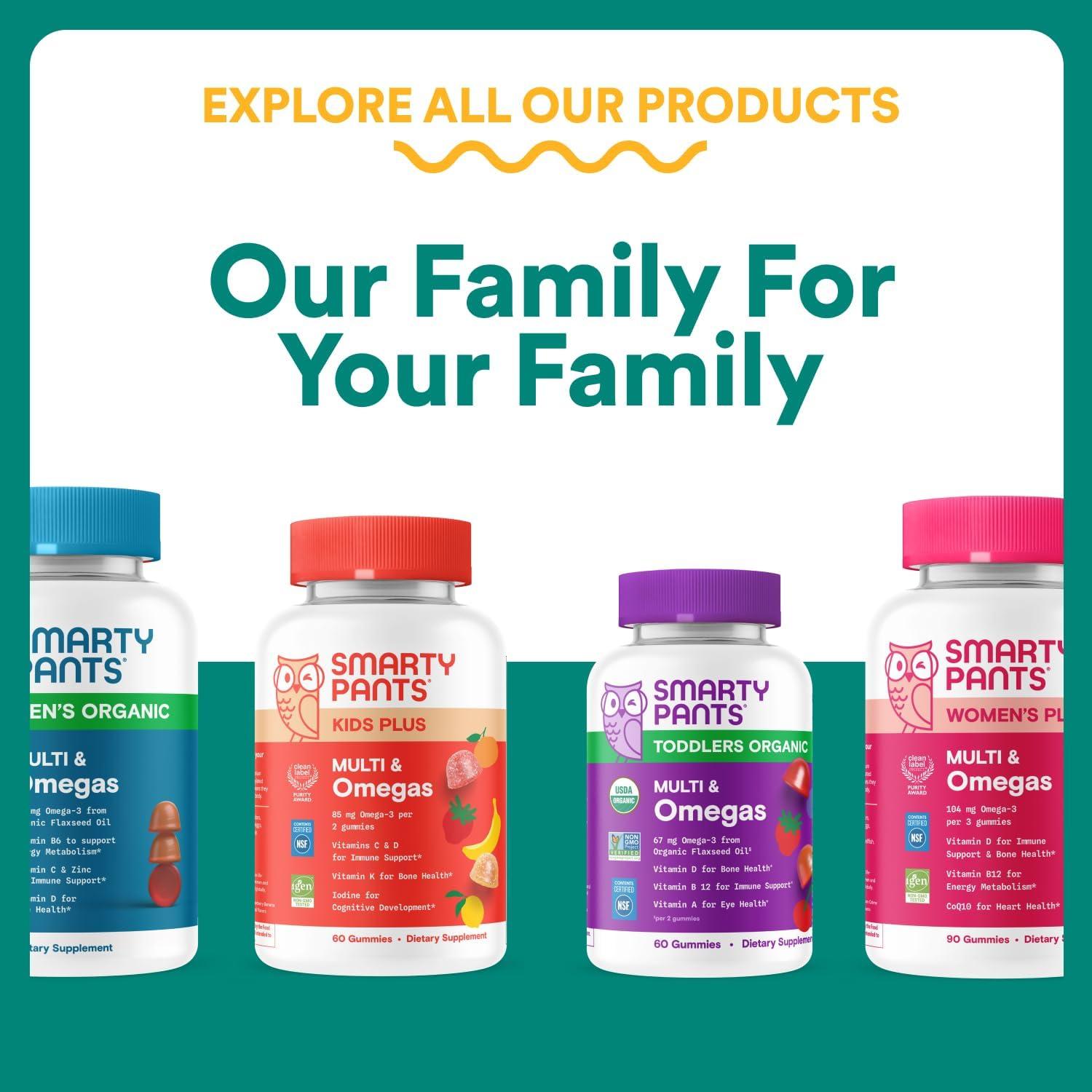 image:imageSmartyPants Prenatal Multivitamin Gummies Omega 3 DHAEPA Methylfolate Biotin Vitamin D3 C Vitamin B12 B6 Vitamin A K amp Zinc Gluten Free 120 Count 40 Day SupplyNew 30 Day Supply