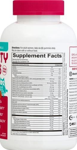 image:imageSmartyPants Womens Multivitamin Gummies Omega 3 DHAEPA Methylfolate CoQ10 Vitamin D3 C B12 B6 A K Zinc Three Fruit Flavors 90 Count 30 Day SupplyOld 30 Day Supply