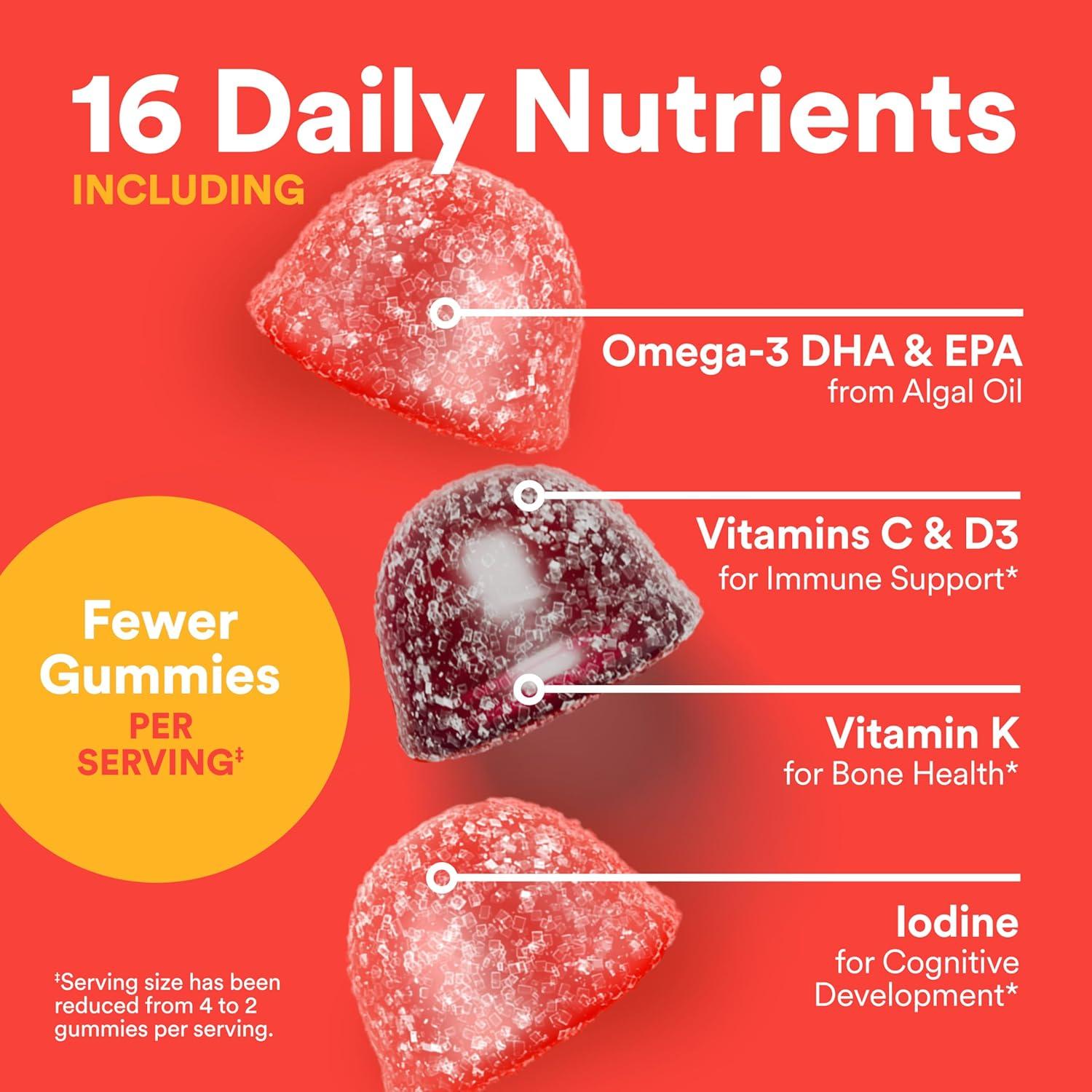 image:imageSmartyPants and DisneyPixars Toy Story 5 Kids Multivitamin Gummies Omega 3 DHA EPA Vitamin D C B12 E Zinc and Iodine Clean Label Gluten Free Mixed Fruit Flavors 30 Day Supply 60 GummiesCherry Berry NEW