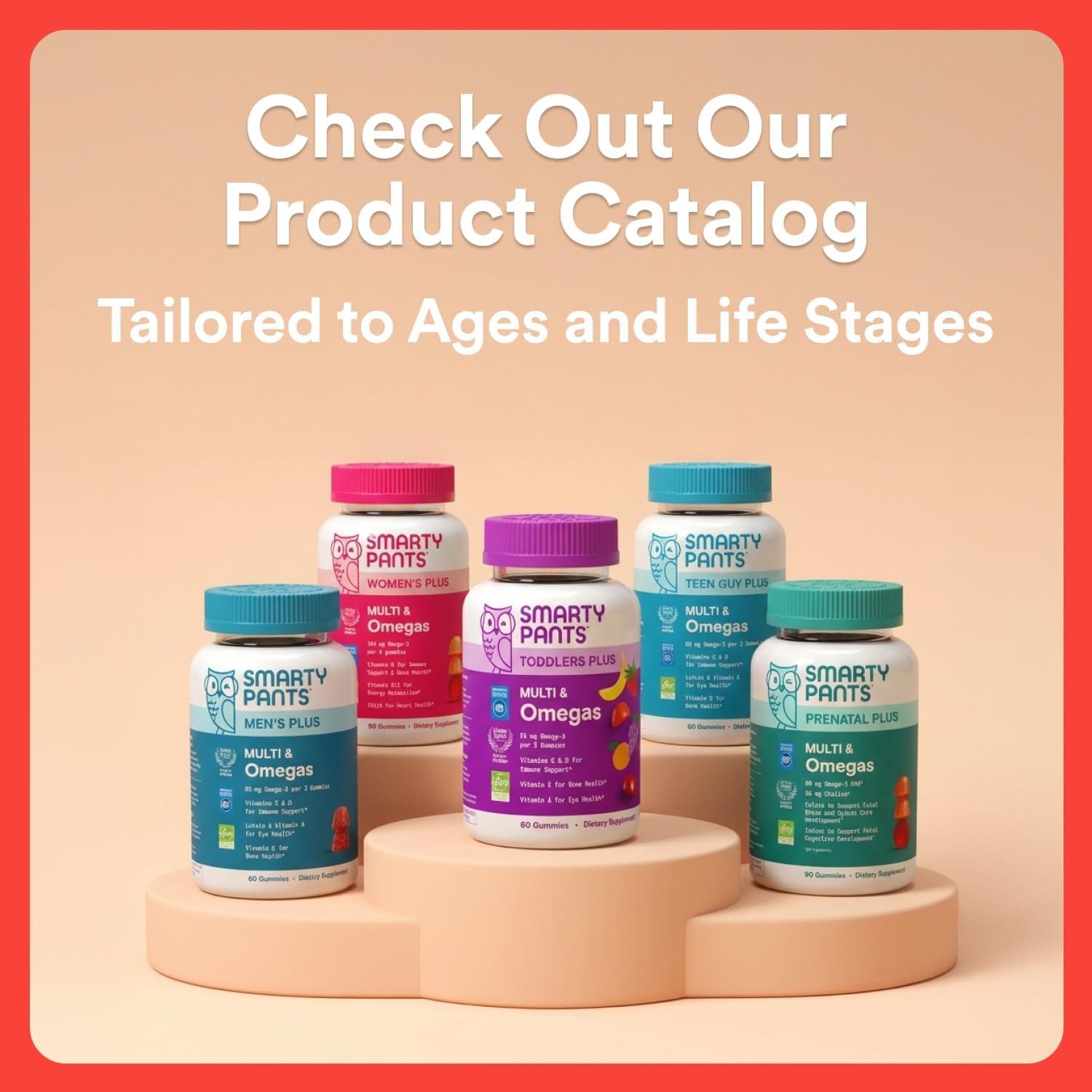 image:imageSmartyPants and DisneyPixars Toy Story 5 Kids Multivitamin Gummies Omega 3 DHA EPA Vitamin D C B12 E Zinc and Iodine Clean Label Gluten Free Mixed Fruit Flavors 30 Day Supply 60 GummiesThree Fruit NEW