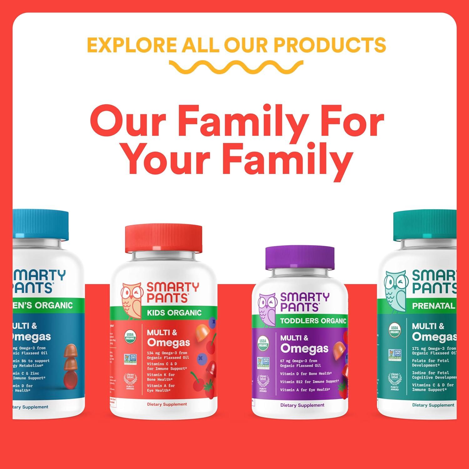 image:imageSmartyPants and DisneyPixars Toy Story 5 Kids Multivitamin Gummies Omega 3 DHA EPA Vitamin D C B12 E Zinc and Iodine Clean Label Gluten Free Mixed Fruit Flavors 30 Day Supply 60 GummiesCherry Berry NEW